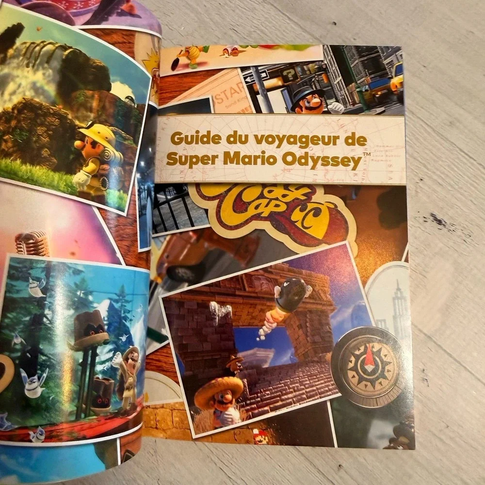 Super‎ Mario Odyssey Nintendo switch travelers guide book